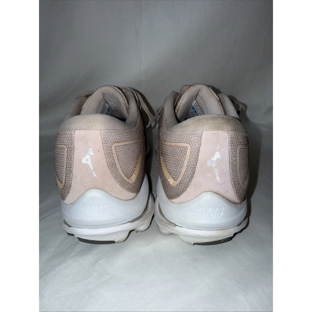 Mizuno Women's Wave Rider 25 Running Shoes, Pale Lilac/White, 9.5